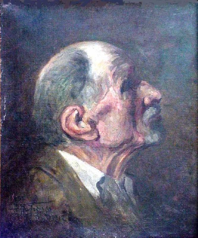 Antonio Parreiras Bust of a man oil painting picture